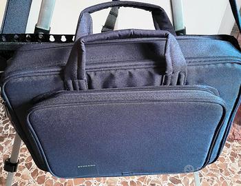 Borsa Porta PC Tucano - Blu Navy + Custodia Mouse