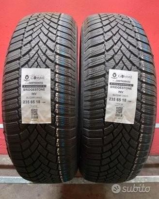 2 gomme 235 65 18 bridgestone inv a3905
