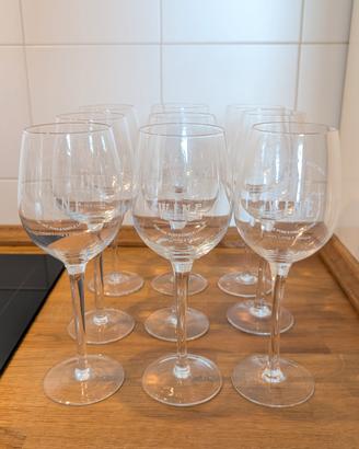 9 calici da vino