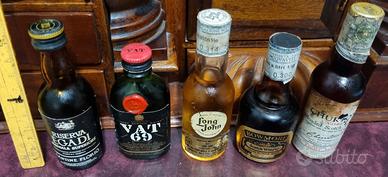 Collezione rare bottiglie mignon whisky Scotch '70