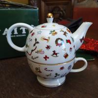 Tazza e teiera noel Taitu' Emilio Bergamin
