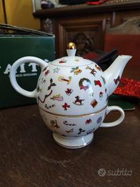 Tazza e teiera noel Taitu' Emilio Bergamin