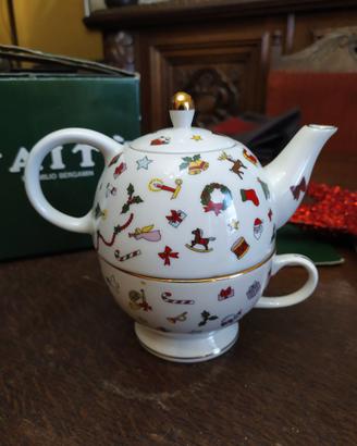 Tazza e teiera noel Taitu' Emilio Bergamin