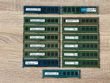 Varie RAM PCI3 per PC Desktop/Fisso da 2-4-8 GB