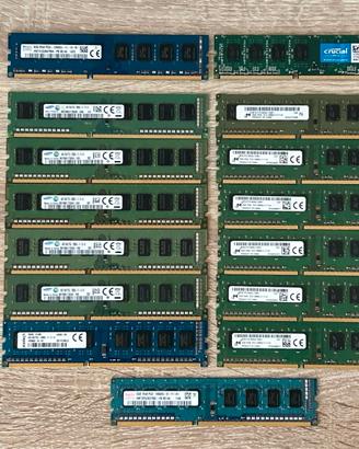 Varie RAM PCI3 per PC Desktop/Fisso da 2-4-8 GB