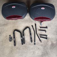 Coppia bauletti laterali moto