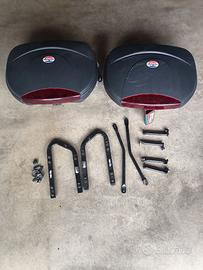 Coppia bauletti laterali moto