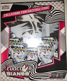 Pokemon Collezione Raccoglitore Fuoco Bianco