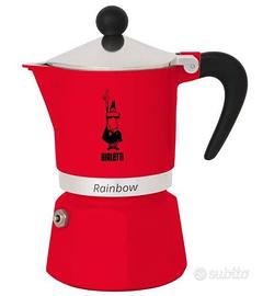 Bialetti Rainbow Caffettiera Colorata, Alluminio