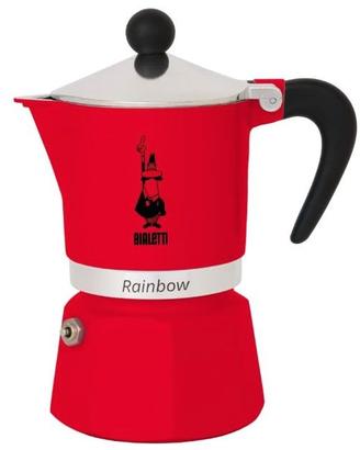 Bialetti Rainbow Caffettiera Colorata, Alluminio