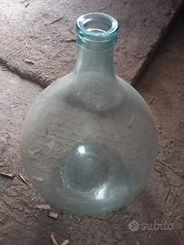 capasa damigiana brocca vetro vaso epoca 