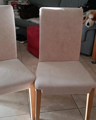 2 sedie più 2 fodere