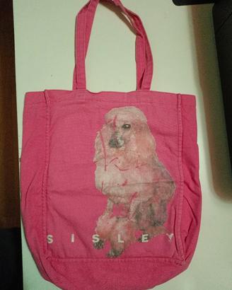 Borsa tote rosa Sisley