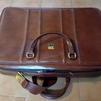 Valigia vintage di pelle 