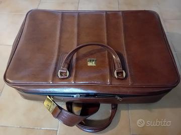 Valigia vintage di pelle 