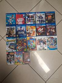 Giochi per: PS4, Switch, Wii, Wii U