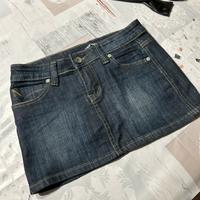 minigonna vintage in denim diesel body pelle shein