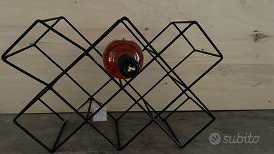 Portabottiglie in metallo