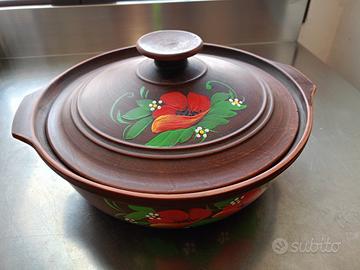 Pentola  ceramica smaltata