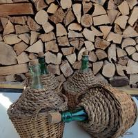 damigiane e bottiglie vetro 