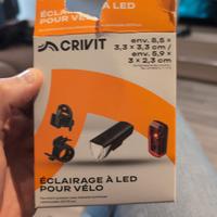 CRIVIT Set Luci LED Bici Nuovo – Anter. e poster.