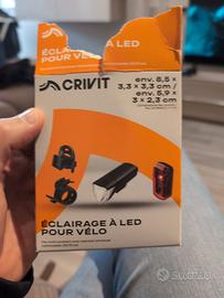 CRIVIT Set Luci LED Bici Nuovo – Anter. e poster.