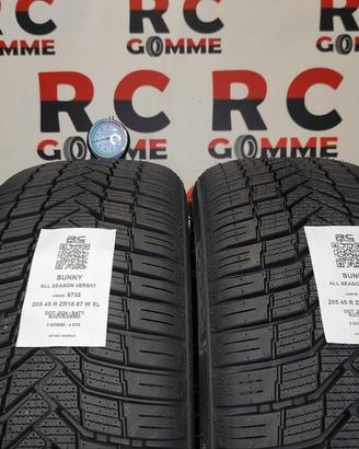 2 GOMME 205/45 R16 4 STAGIONI