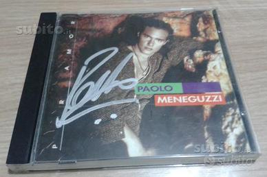 Cd "Por Amor" Paolo Meneguzzi AUTOGRAFATO. RARO