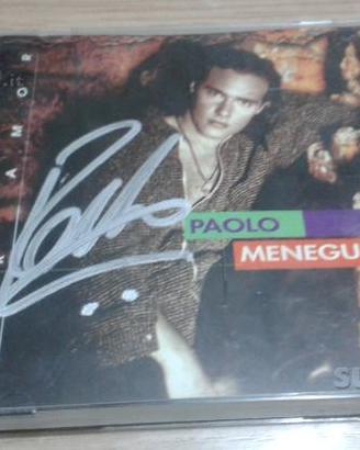 Cd "Por Amor" Paolo Meneguzzi AUTOGRAFATO. RARO