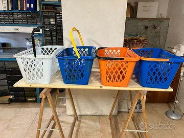 Cestini in plastica