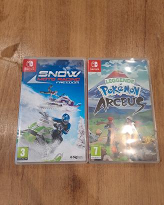 pokemon alArceus e Snow moto racing