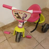 Triciclo Masha e Orso – con cintura, usato