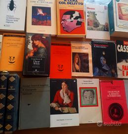 libri di vario genere letterario e dizionari