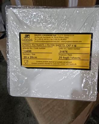 cartoni filtranti 20x20 
