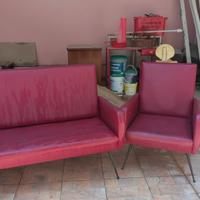 divano e poltrona vintage 