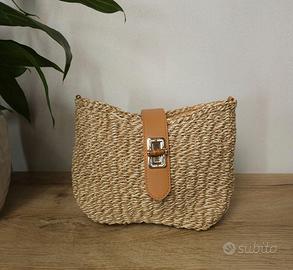 Borsa rafia tracolla estiva - In Rafia - Nuova