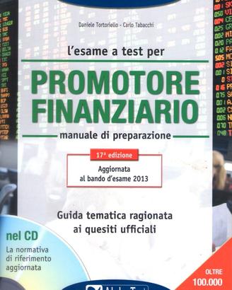 Libro Promotore Finanziario Alpha Test 2013+CD