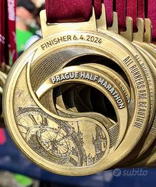 Medaglia mezza maratona di Praga 2024