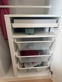 Set accessori interni IKEA per armadio a due ante