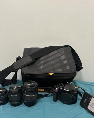 Nikon D3300 F-mount - COME NUOVO con 3 obiettivi