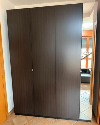 Armadio IKEA PAX 175x60x236 Marrone-Nero