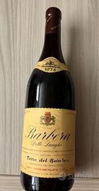 Vino Barbera Delle Langhe Vendemmia 1974
