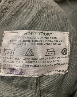 Tuta volo Nomex Aramide
