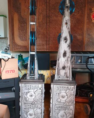 colonne d'arredo in ferro 