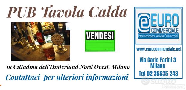 024/25 PUB in cittadina nell'Hinterland Nord Ovest