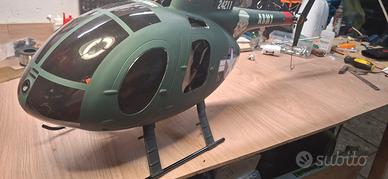 t-rex 450 in fusoliera