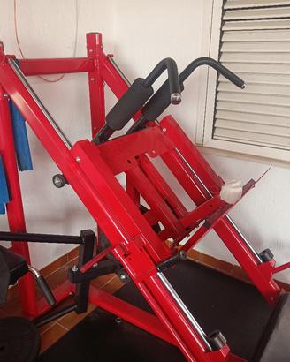 Leg Press 45° + Hack Squat  – Combo multifunzione