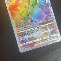 Carta pokemon charizard v astro hyper