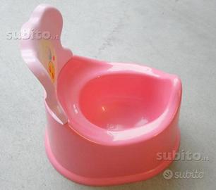 Vasino rosa con schienale removibile