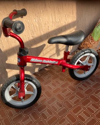 Chicco red bullet bici senza pedali. RITIRO A MANO